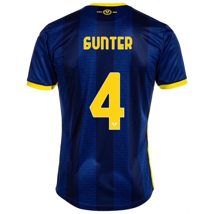 Mujer Camiseta Koray Günter #4 Armada 1ª Equipación 2023/24 La Camisa