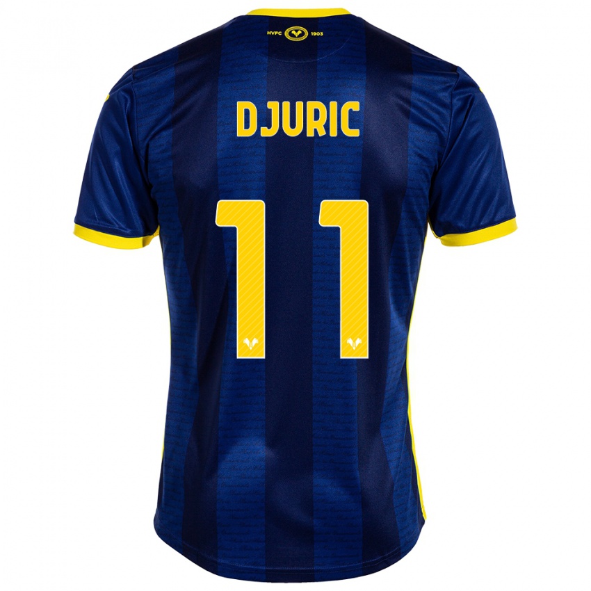 Mujer Camiseta Milan Djuric #11 Armada 1ª Equipación 2023/24 La Camisa