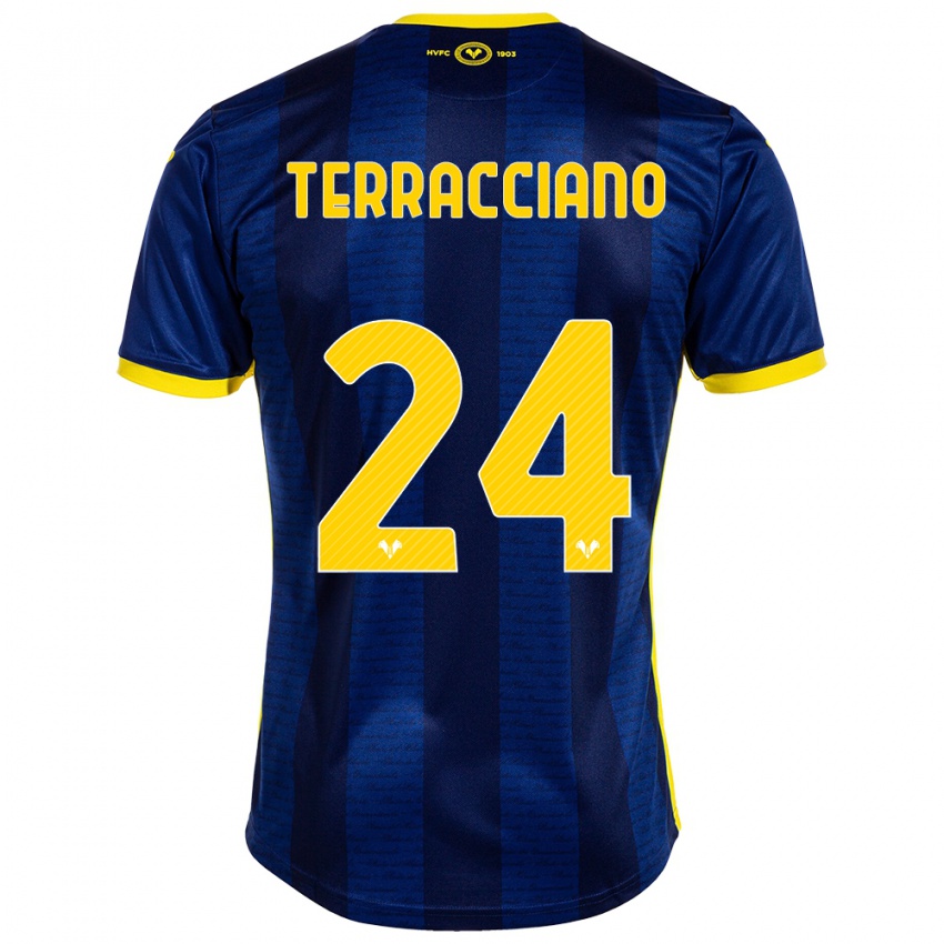 Mujer Camiseta Filippo Terracciano #24 Armada 1ª Equipación 2023/24 La Camisa