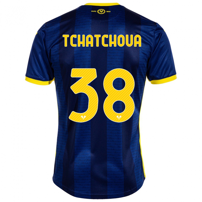 Mujer Camiseta Jackson Tchatchoua #38 Armada 1ª Equipación 2023/24 La Camisa