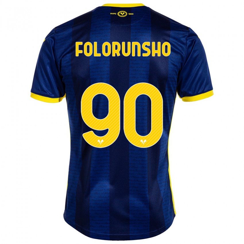 Mujer Camiseta Michael Folorunsho #90 Armada 1ª Equipación 2023/24 La Camisa