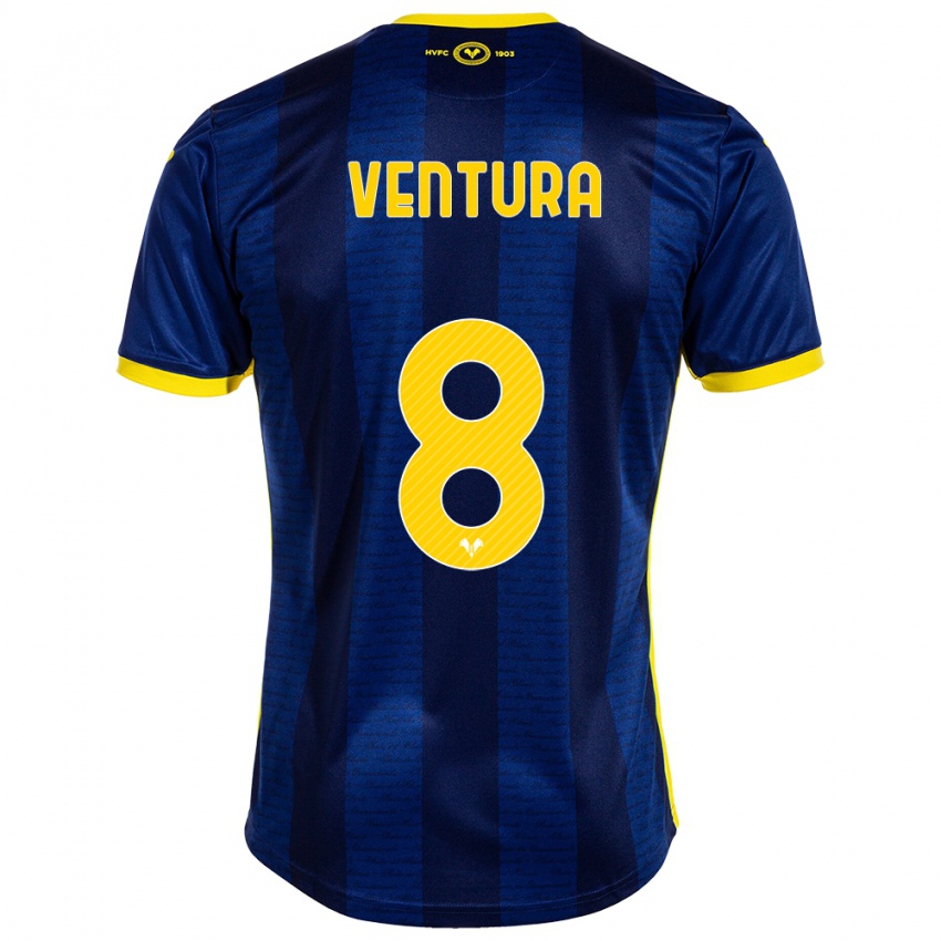 Mujer Camiseta Ciro Ventura #8 Armada 1ª Equipación 2023/24 La Camisa