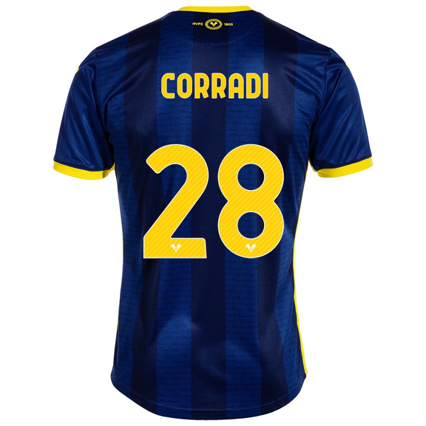 Mujer Camiseta Christian Corradi #28 Armada 1ª Equipación 2023/24 La Camisa