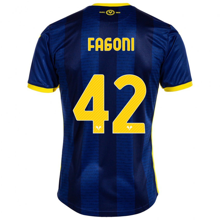 Mujer Camiseta Marco Fagoni #42 Armada 1ª Equipación 2023/24 La Camisa