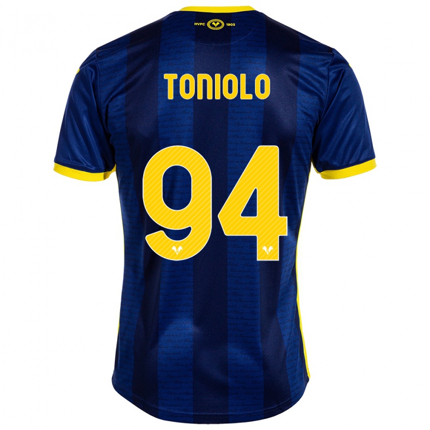 Mujer Camiseta Giacomo Toniolo #94 Armada 1ª Equipación 2023/24 La Camisa