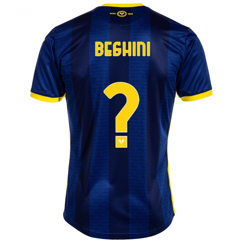 Mujer Camiseta Alessandro Beghini #0 Armada 1ª Equipación 2023/24 La Camisa