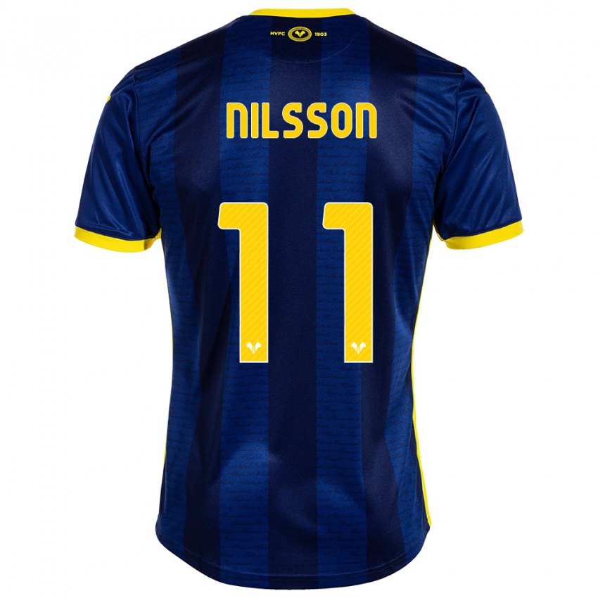 Mujer Camiseta Sara Nilsson #11 Armada 1ª Equipación 2023/24 La Camisa