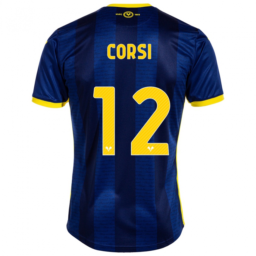 Mujer Camiseta Sara Corsi #12 Armada 1ª Equipación 2023/24 La Camisa