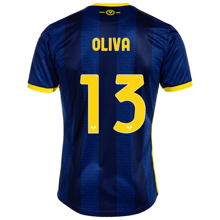 Mujer Camiseta Eleonora Oliva #13 Armada 1ª Equipación 2023/24 La Camisa