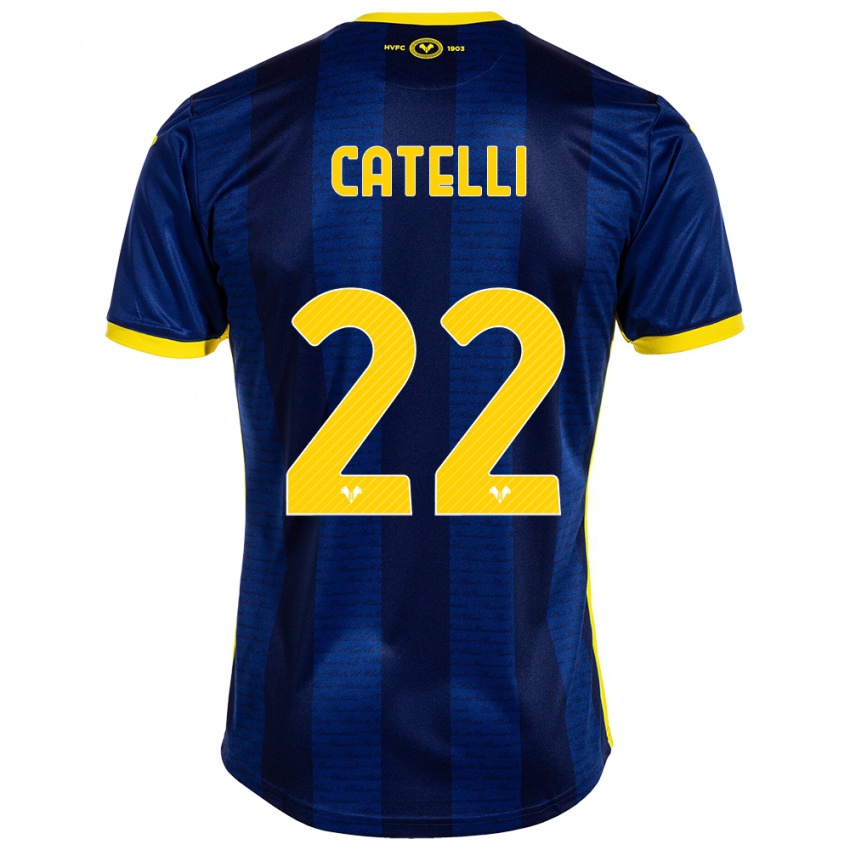 Mujer Camiseta Anna Catelli #22 Armada 1ª Equipación 2023/24 La Camisa