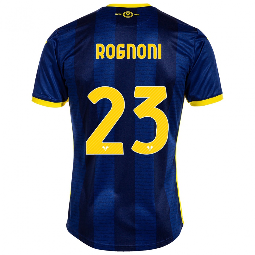 Mujer Camiseta Alessia Rognoni #23 Armada 1ª Equipación 2023/24 La Camisa