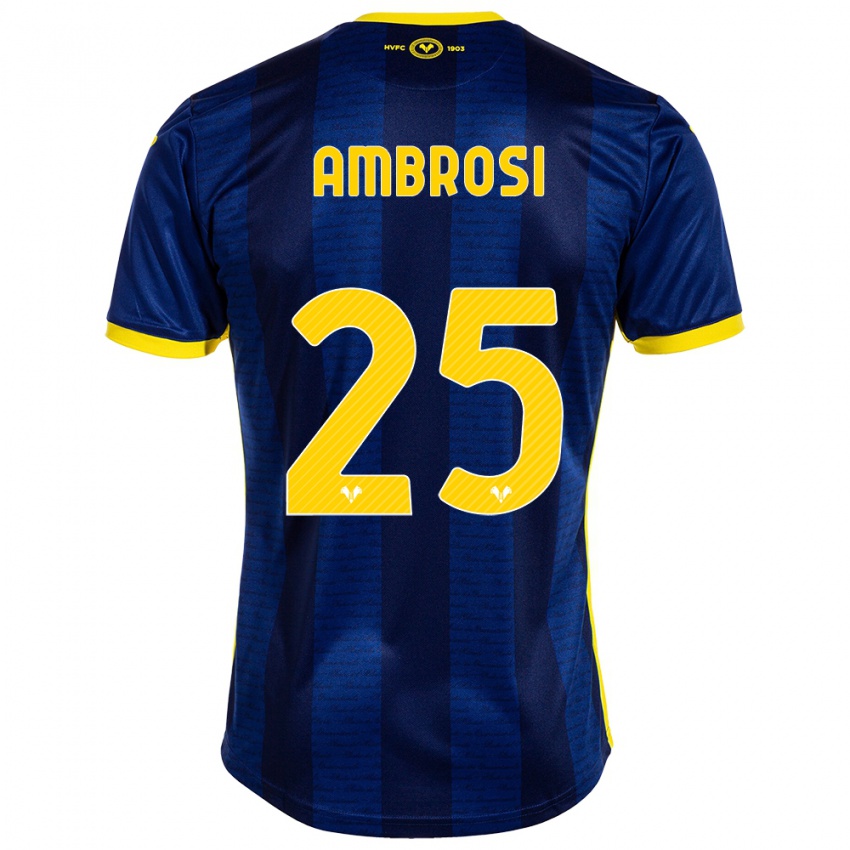 Mujer Camiseta Caterina Ambrosi #25 Armada 1ª Equipación 2023/24 La Camisa