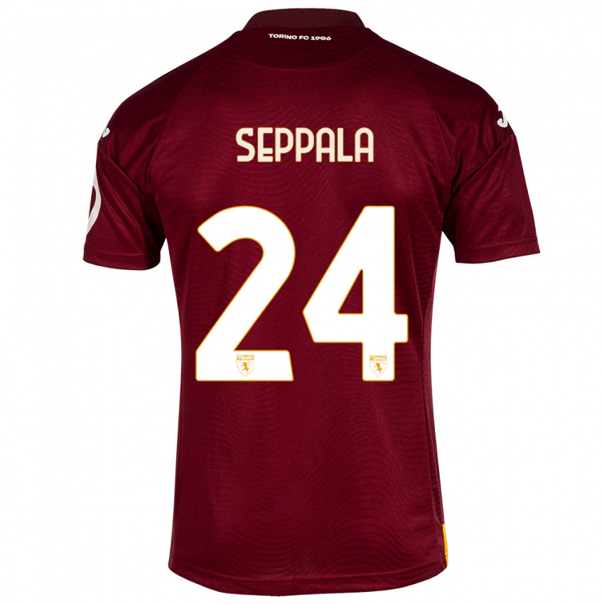 Mujer Camiseta Rosa Lappi-Seppälä #24 Rojo Oscuro 1ª Equipación 2023/24 La Camisa