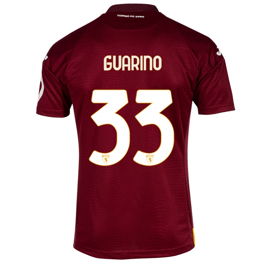 Mujer Camiseta Rita Guarino #33 Rojo Oscuro 1ª Equipación 2023/24 La Camisa