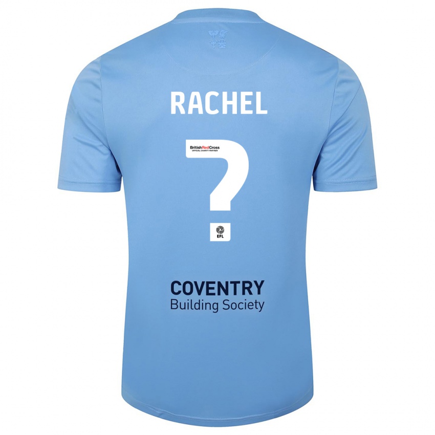 Mujer Camiseta Daniel Rachel #0 Cielo Azul 1ª Equipación 2023/24 La Camisa