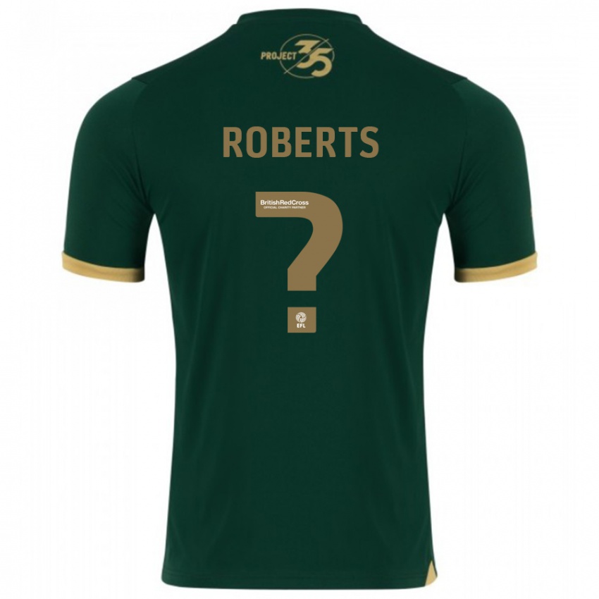 Mujer Camiseta Caleb Roberts #0 Verde 1ª Equipación 2023/24 La Camisa