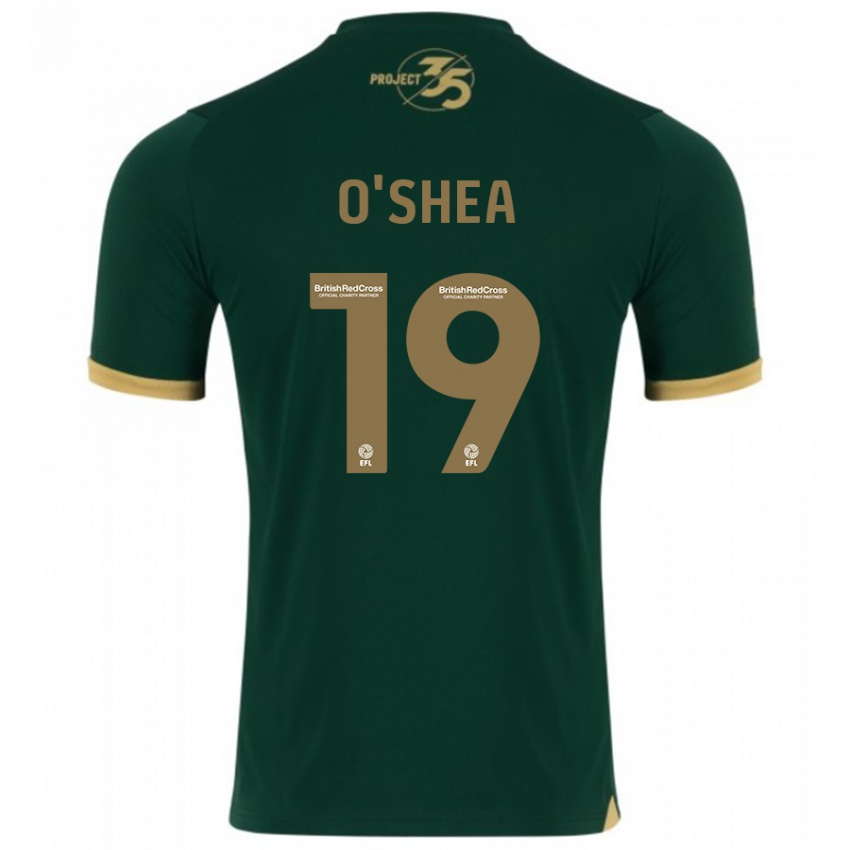 Mujer Camiseta Erin O'shea #19 Verde 1ª Equipación 2023/24 La Camisa