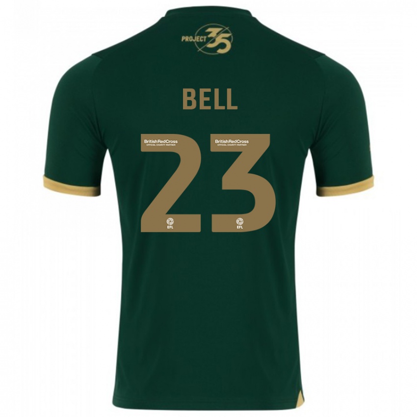 Mujer Camiseta Katelyn Bell #23 Verde 1ª Equipación 2023/24 La Camisa