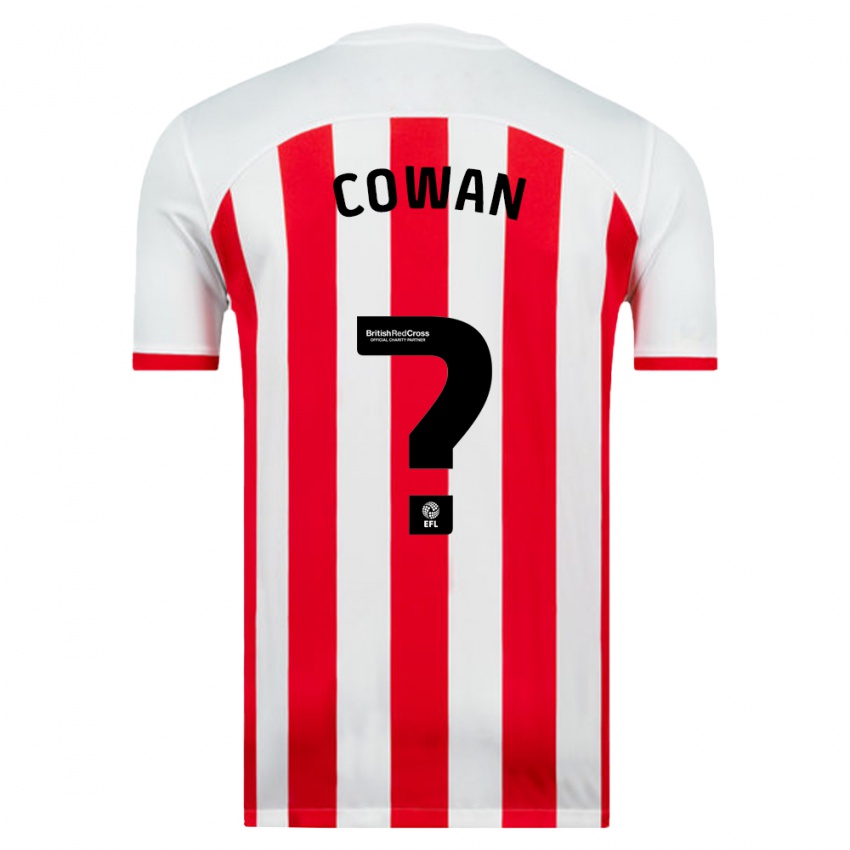 Mujer Camiseta Joe Cowan #0 Blanco 1ª Equipación 2023/24 La Camisa