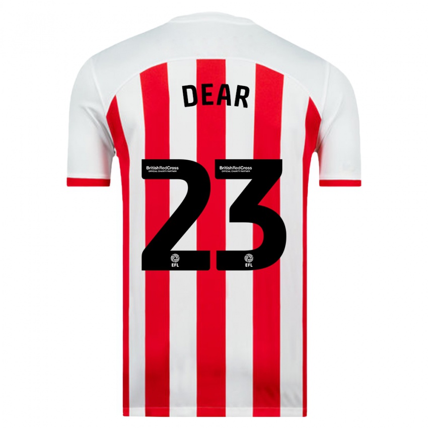 Mujer Camiseta Jenna Dear #23 Blanco 1ª Equipación 2023/24 La Camisa