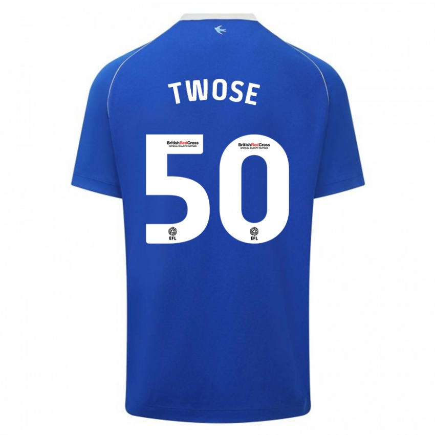 Mujer Camiseta Cody Twose #50 Azul 1ª Equipación 2023/24 La Camisa