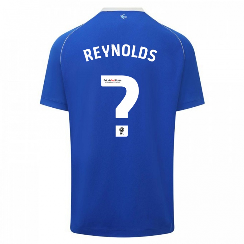 Mujer Camiseta Oliver Reynolds #0 Azul 1ª Equipación 2023/24 La Camisa