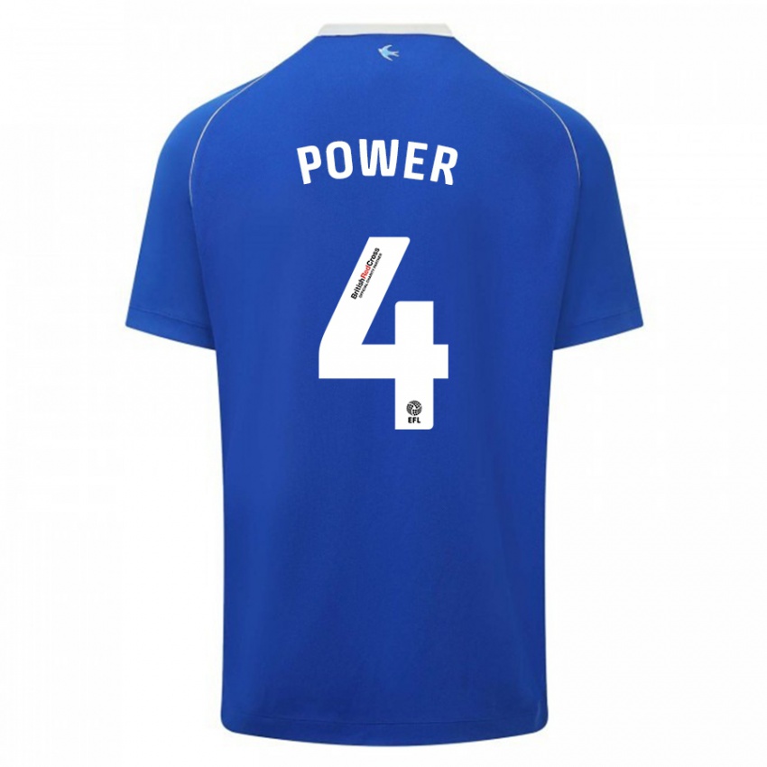 Mujer Camiseta Hannah Power #4 Azul 1ª Equipación 2023/24 La Camisa