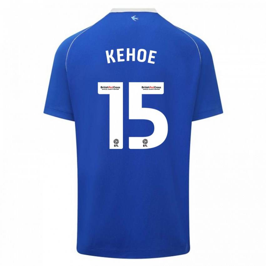 Mujer Camiseta Molly Kehoe #15 Azul 1ª Equipación 2023/24 La Camisa