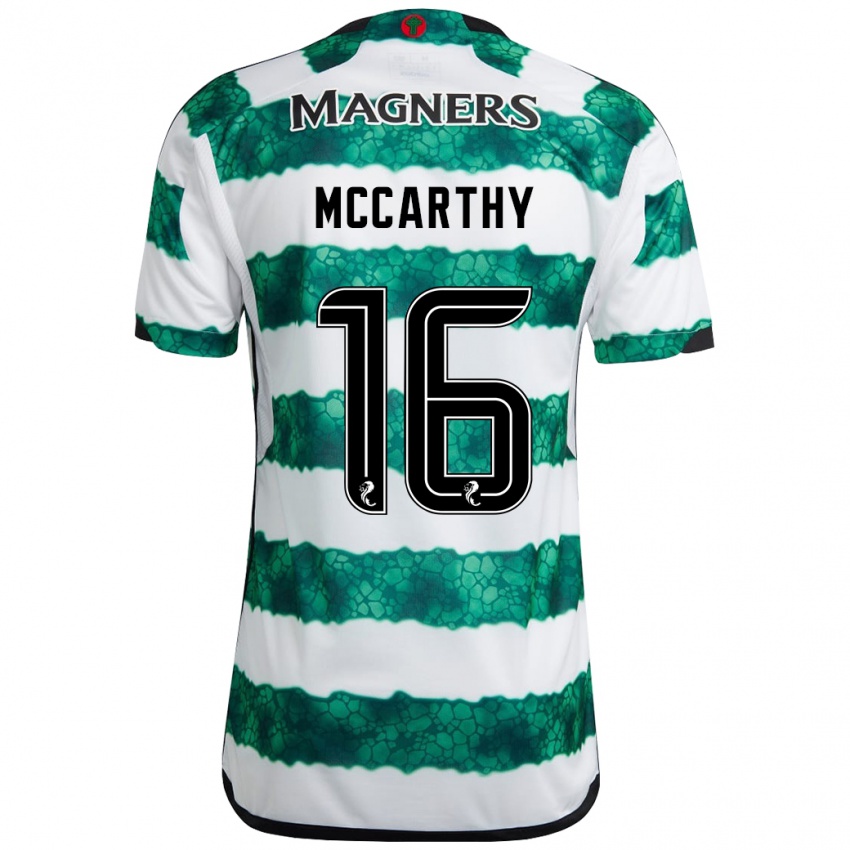 Mujer Camiseta James Mccarthy #16 Verde 1ª Equipación 2023/24 La Camisa