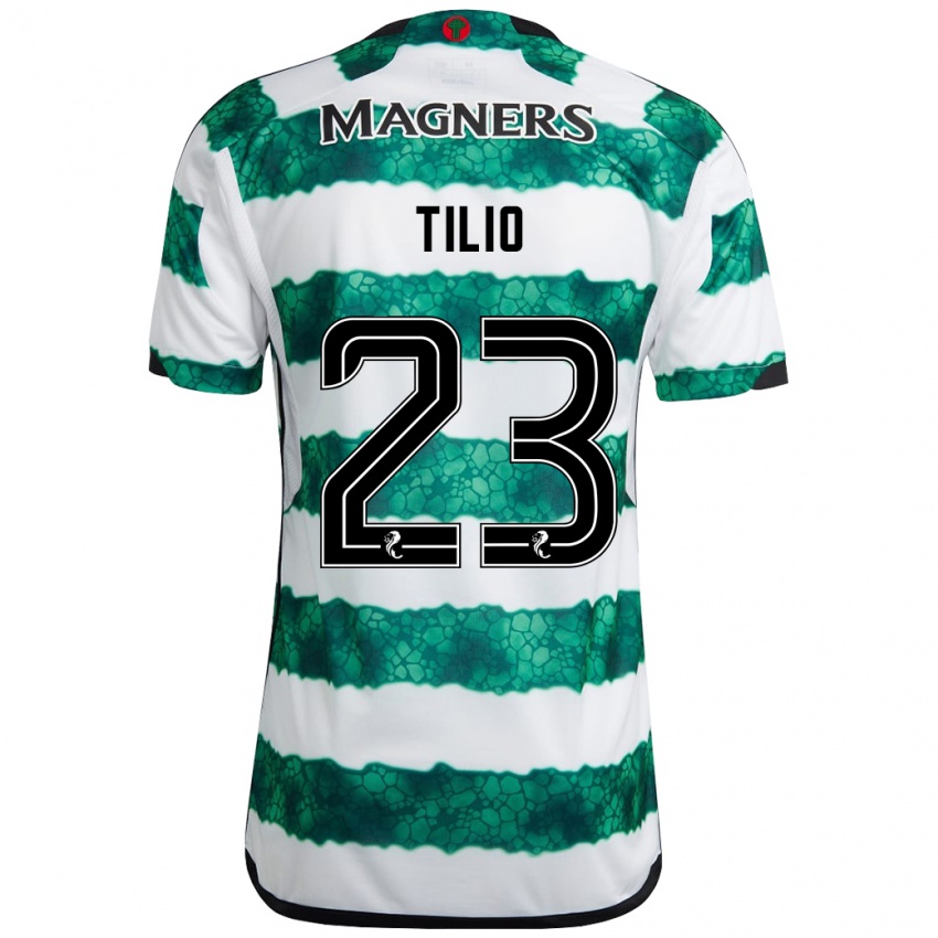 Mujer Camiseta Marco Tilio #23 Verde 1ª Equipación 2023/24 La Camisa