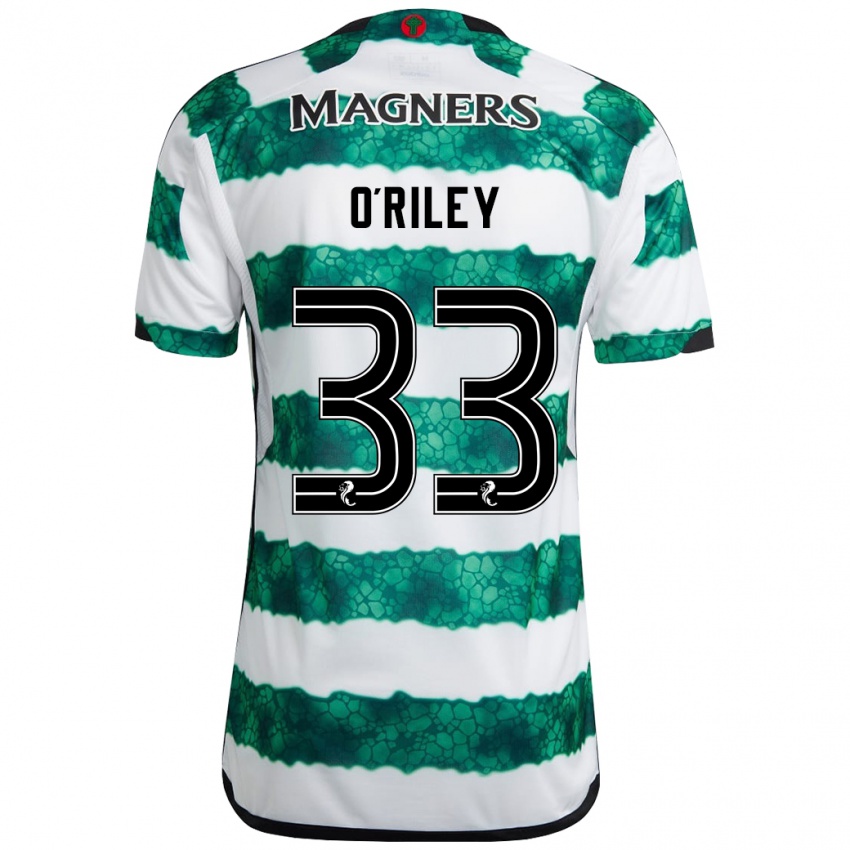 Mujer Camiseta Matt O'riley #33 Verde 1ª Equipación 2023/24 La Camisa