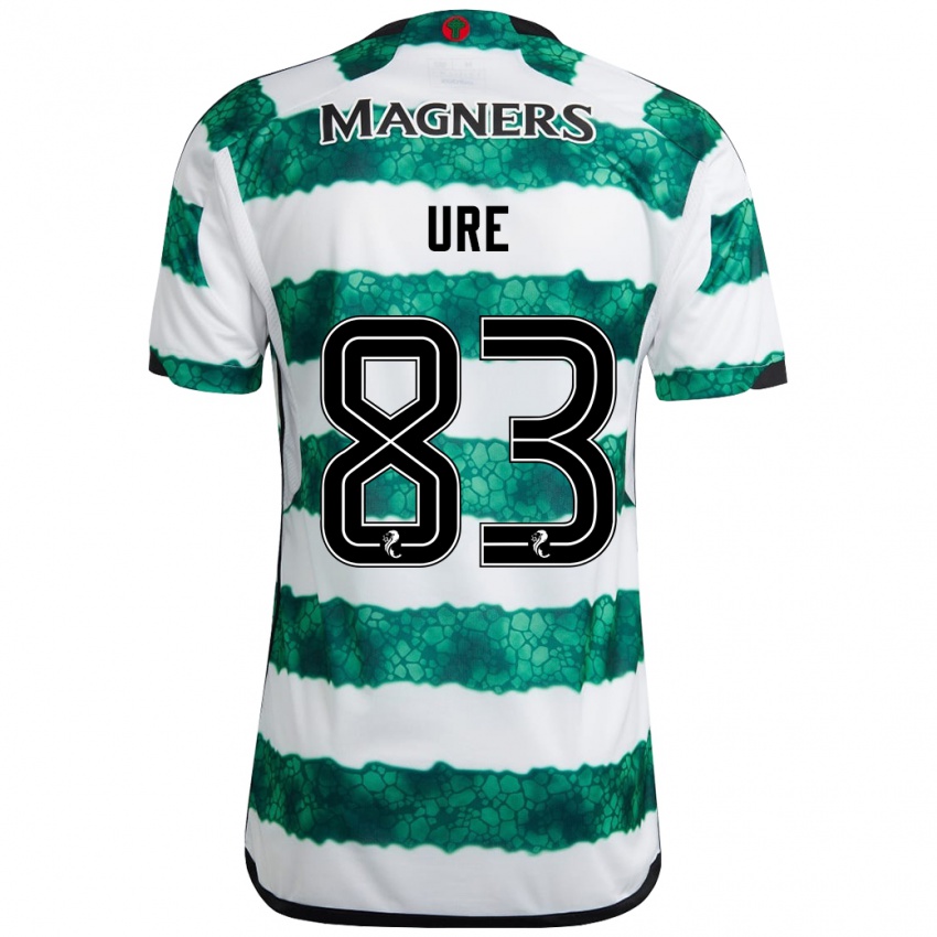 Mujer Camiseta Kyle Ure #83 Verde 1ª Equipación 2023/24 La Camisa