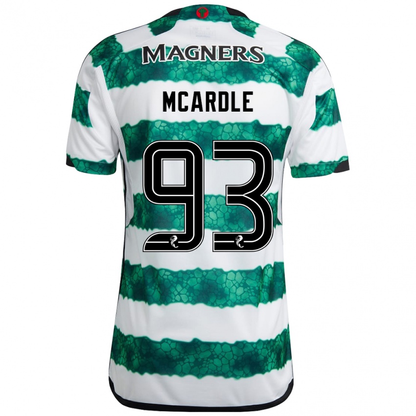 Mujer Camiseta Sean Mcardle #93 Verde 1ª Equipación 2023/24 La Camisa