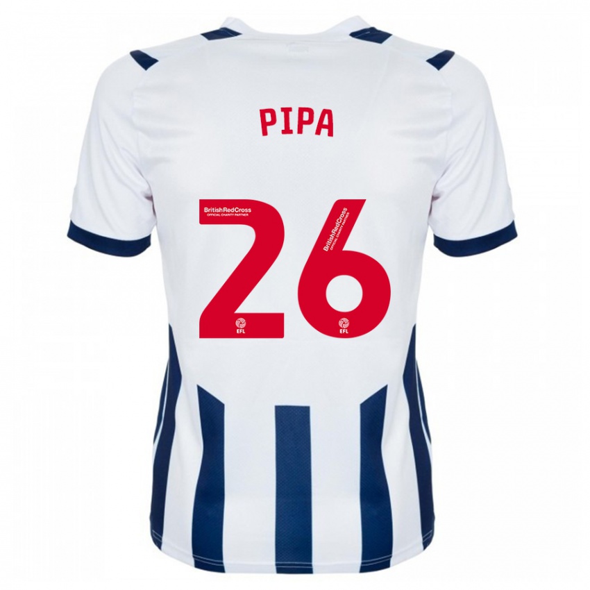 Mujer Camiseta Pipa #26 Blanco 1ª Equipación 2023/24 La Camisa