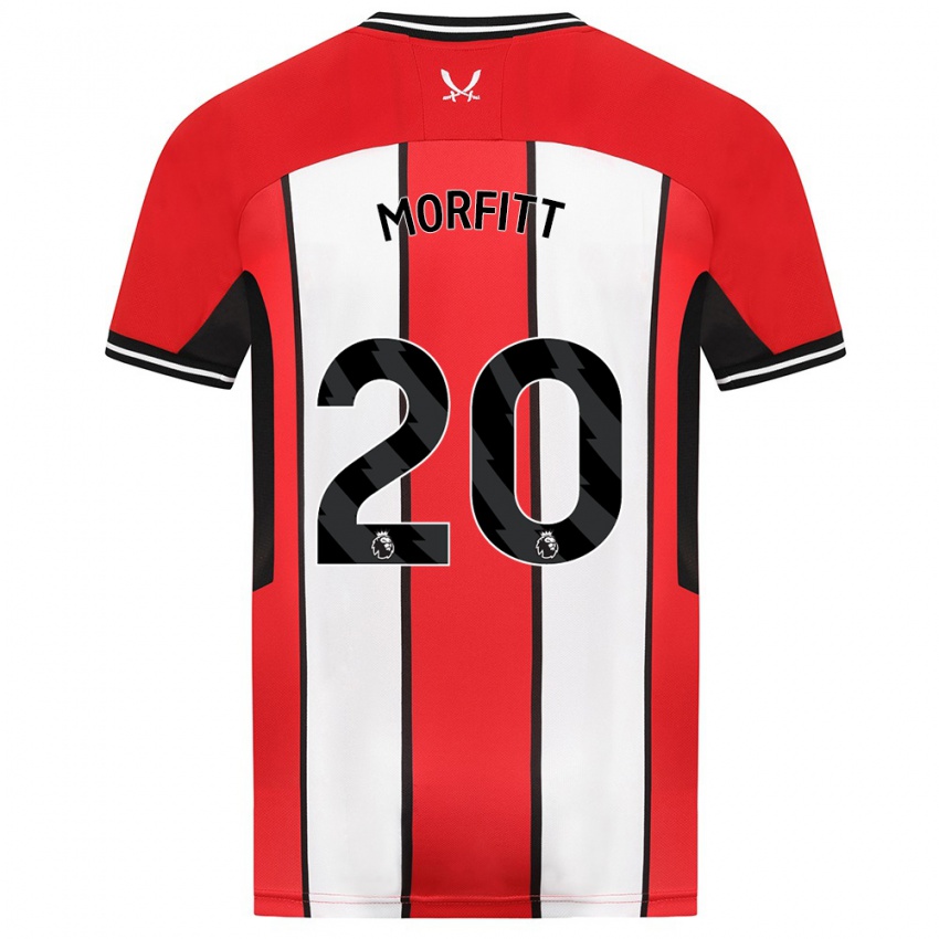 Mujer Camiseta Izzy Morfitt #20 Rojo 1ª Equipación 2023/24 La Camisa