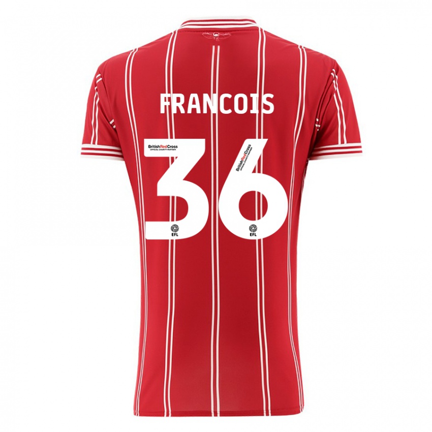 Mujer Camiseta Marlee Francois #36 Rojo 1ª Equipación 2023/24 La Camisa