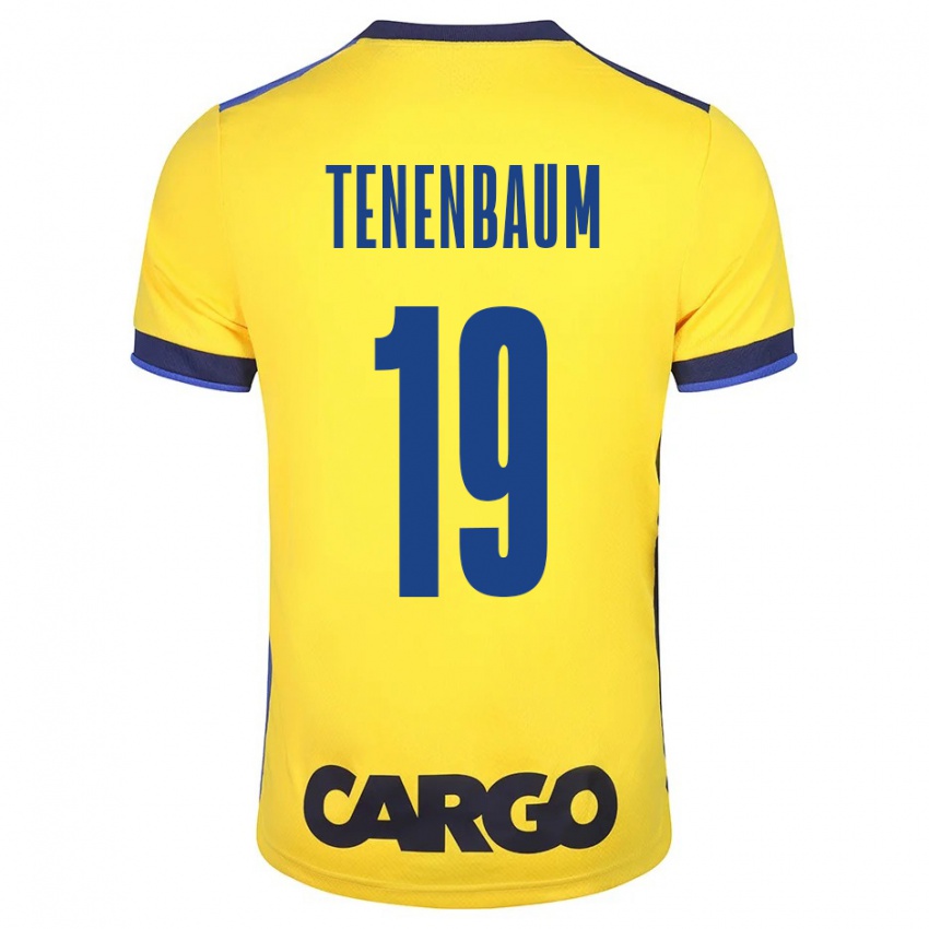 Mujer Camiseta Daniel Tenenbaum #19 Amarillo 1ª Equipación 2023/24 La Camisa