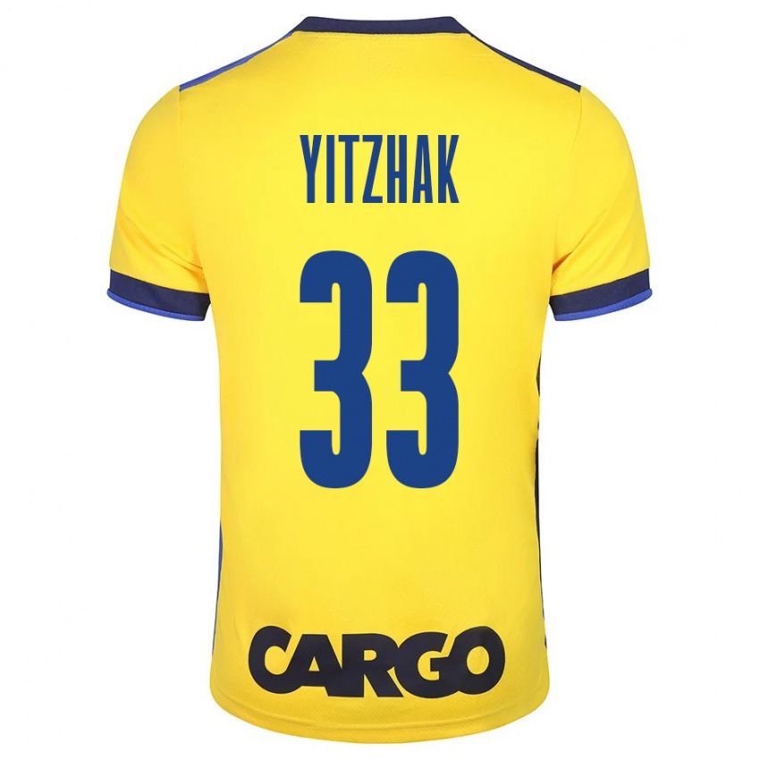 Mujer Camiseta Or Yitzhak #33 Amarillo 1ª Equipación 2023/24 La Camisa