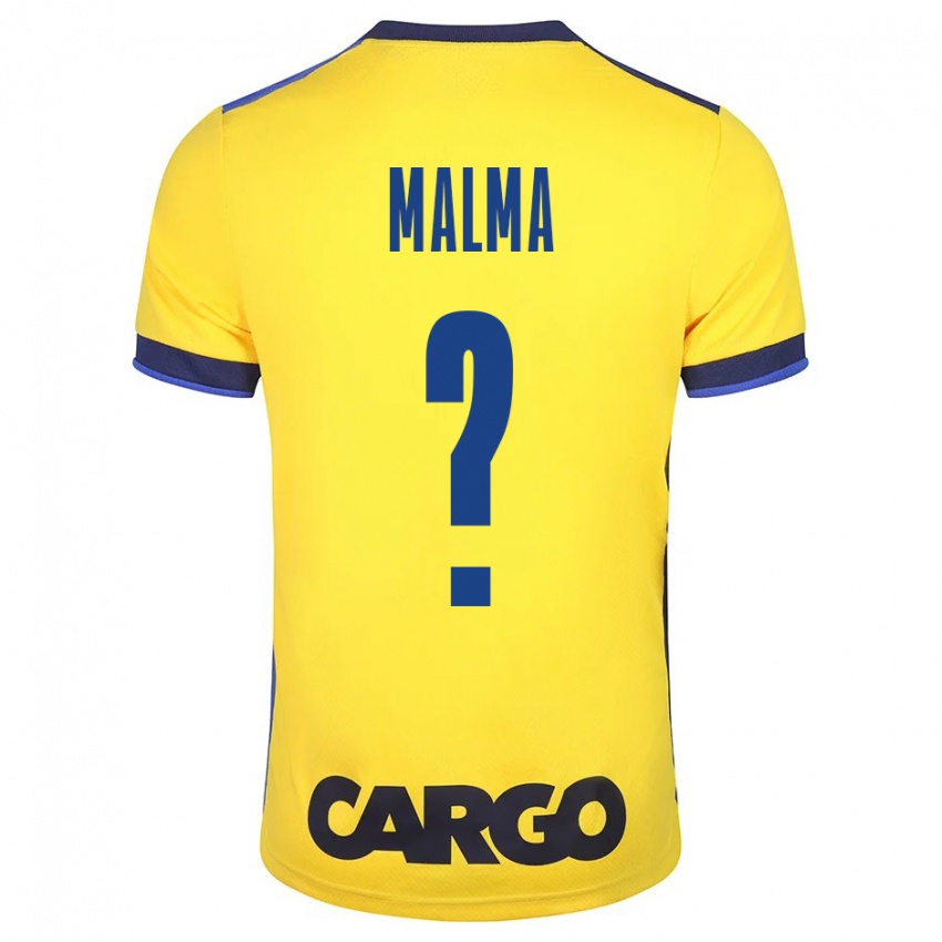 Mujer Camiseta Itay Malma #0 Amarillo 1ª Equipación 2023/24 La Camisa