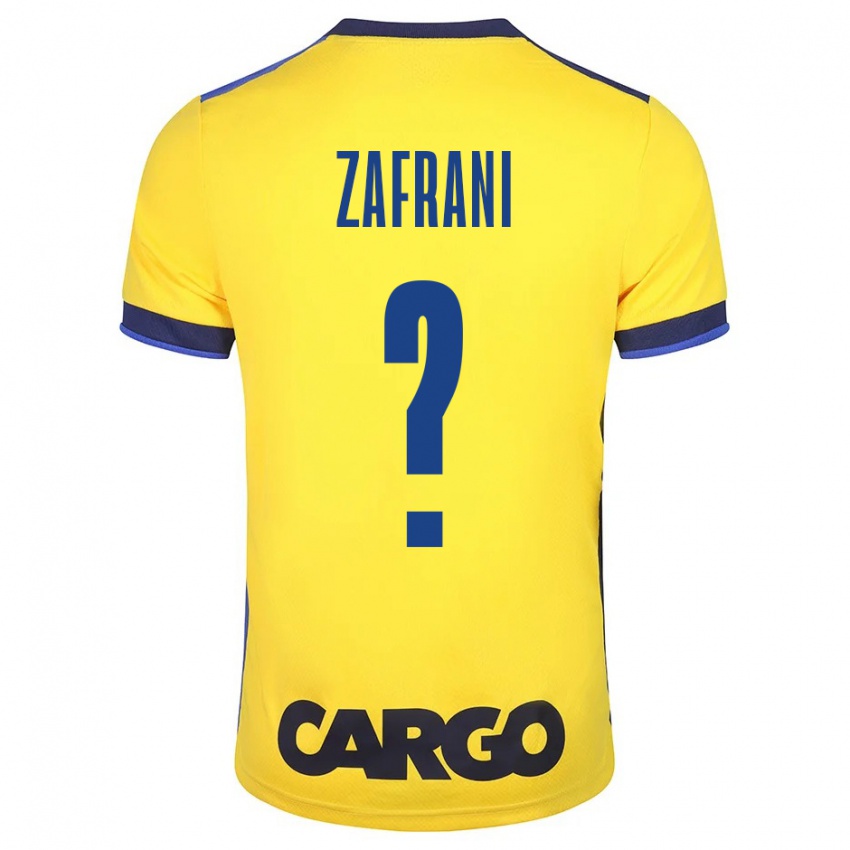Mujer Camiseta Itay Zafrani #0 Amarillo 1ª Equipación 2023/24 La Camisa