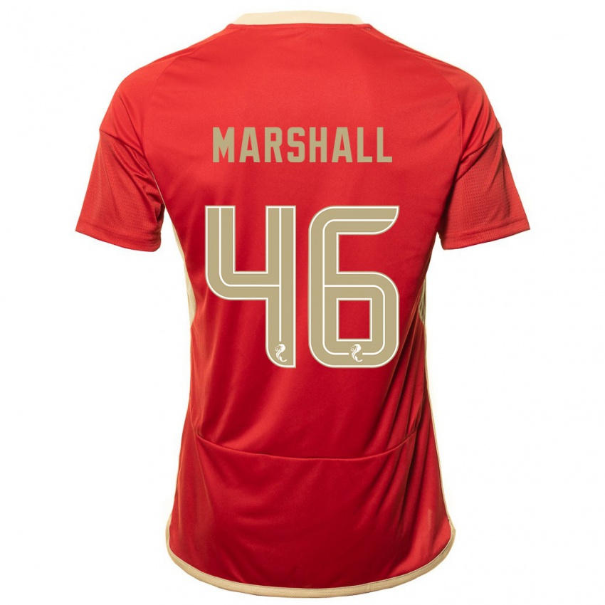 Mujer Camiseta Findlay Marshall #46 Rojo 1ª Equipación 2023/24 La Camisa