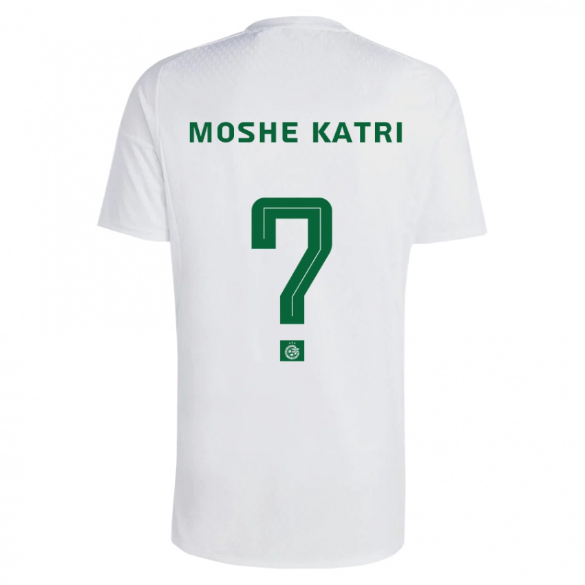 Mujer Camiseta Roy Moshe Katri #0 Verde Azul 2ª Equipación 2023/24 La Camisa