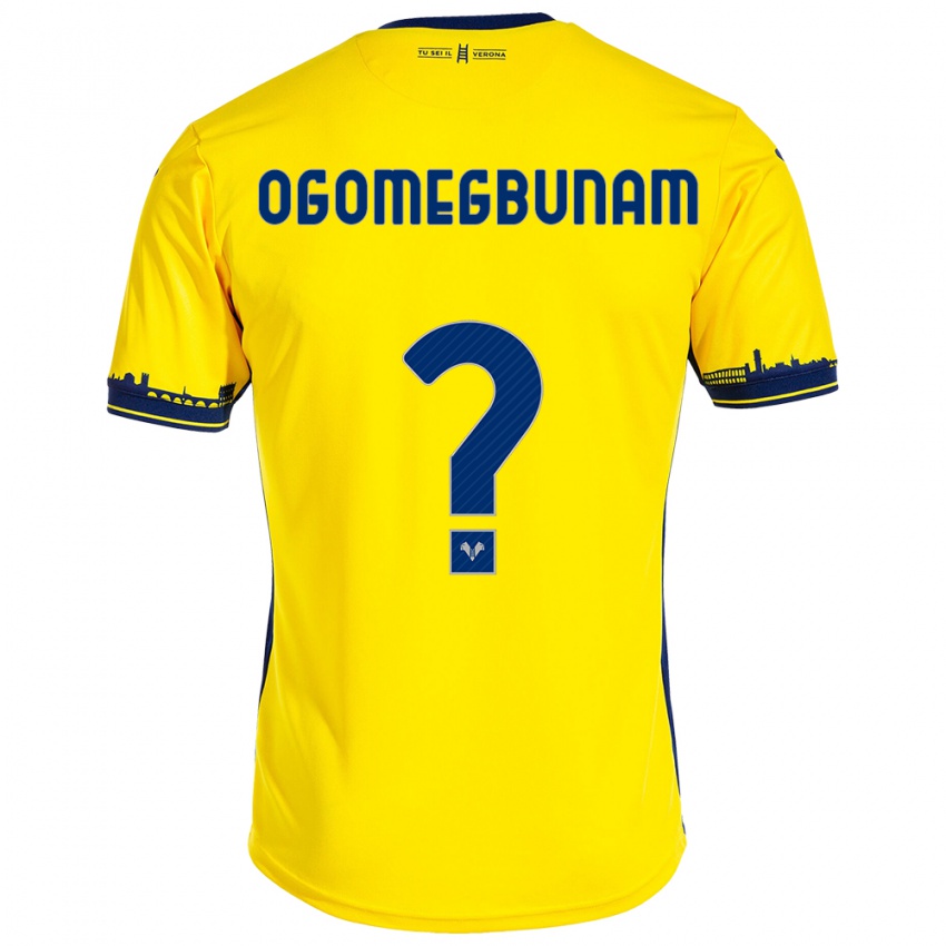 Mujer Camiseta Izu Ogomegbunam #0 Amarillo 2ª Equipación 2023/24 La Camisa