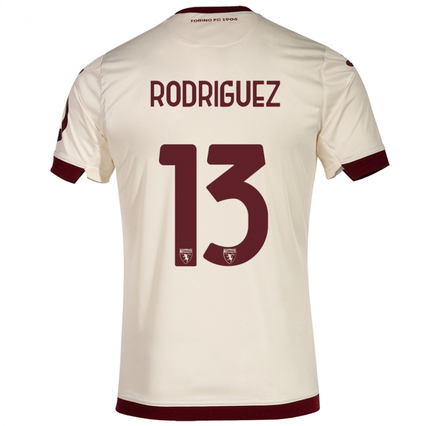 Mujer Camiseta Ricardo Rodríguez #13 Champán 2ª Equipación 2023/24 La Camisa