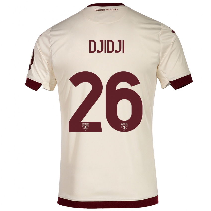 Mujer Camiseta Koffi Djidji #26 Champán 2ª Equipación 2023/24 La Camisa