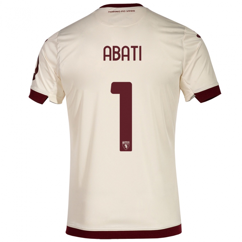 Mujer Camiseta Lorenzo Abati #1 Champán 2ª Equipación 2023/24 La Camisa