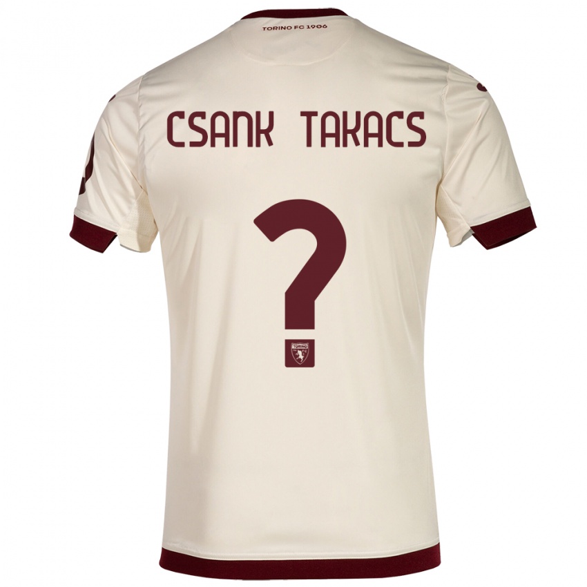 Mujer Camiseta Kristóf Csánk-Takács #0 Champán 2ª Equipación 2023/24 La Camisa