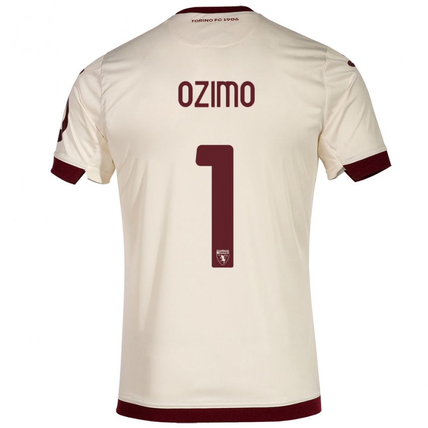 Mujer Camiseta Arianna Ozimo #1 Champán 2ª Equipación 2023/24 La Camisa