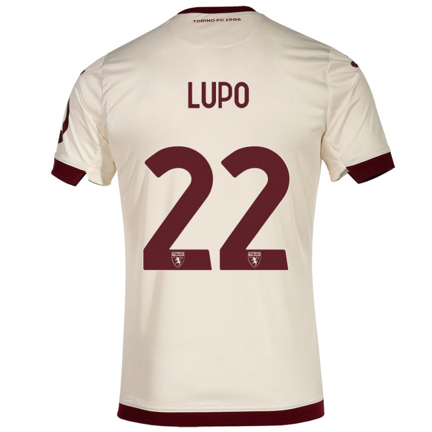 Mujer Camiseta Enrica Lupo #22 Champán 2ª Equipación 2023/24 La Camisa