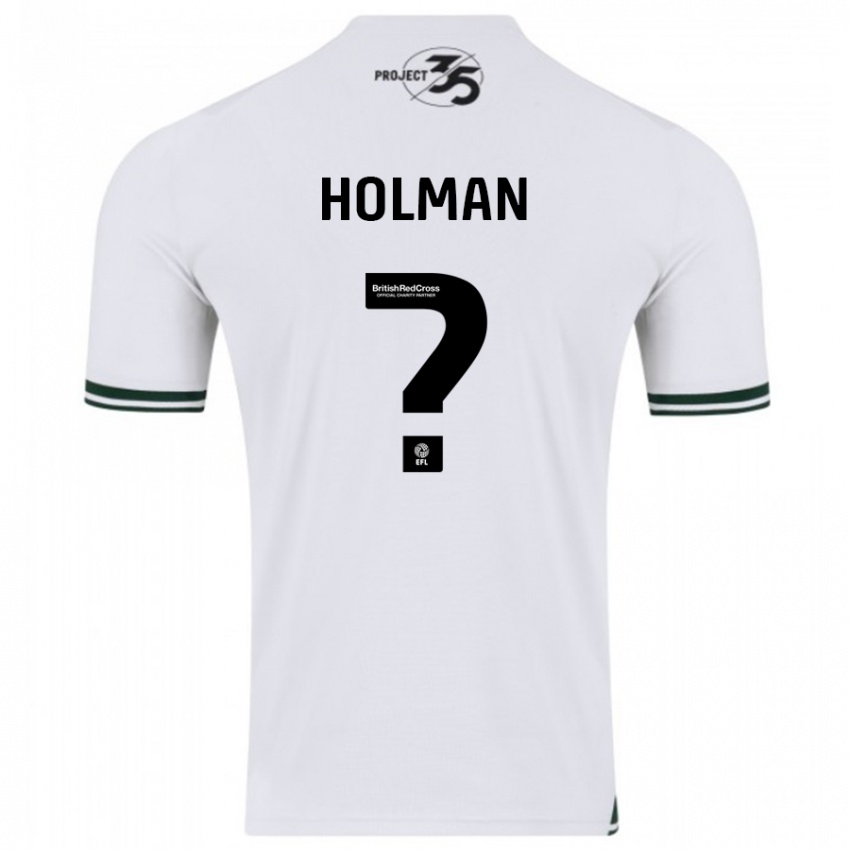 Mujer Camiseta Daniel Holman #0 Blanco 2ª Equipación 2023/24 La Camisa